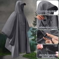 thumbnail image 3 of Dr.Fish Rain Poncho Reusable for Adults with Hood Waterproof Unisex Reusable Multifunctional for Hiking Camping, 3 of 9