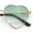 Gold - Green, variant on Iconic Cute Womens Heart Shape Simple Metal Rim Lolita Sunglasses Gold - Brown