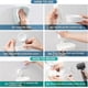 thumbnail image 4 of Suction Cup Soap Dish Suction Cup Soap No Drilling & Reusable 1 Second Installation Shower Soap Dish Load 5KG Waterproof Support for Tiles Shower Wall, 4 of 5