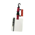 thumbnail image 4 of Colaxi Tableau d'Écriture de Plongée Bloc-Notes de Plongée avec Pince et Crayon Tablette Submersible Enregistreur sous-Marin Bloc-Notes sous-Marin Rouge, 4 of 8
