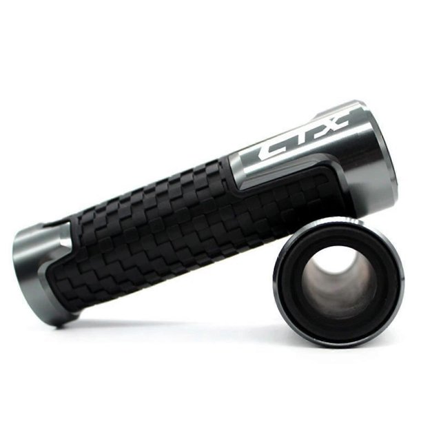 Motorcycle Handlebar Grips for HONDA CTX 700 750 CTX700 CTX700N CTX750 7/8 Inch 22 mm Handlebar Grips Bar Hand Handlebar (Grey)