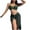 Green, variant on Utoimkio Bathing Suit for Women 2 Piece Bikini Women's Split Mesh Solid Color Swimsuit Three Piece Swimsuit