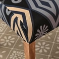 thumbnail image 6 of Dining Room Chair Covers Set of 6,Printed Pattern Parsons Chair Slipcovers Removable Washable Kitchen Seat Dining Chairs Protector Cover for Home or Party, 6 of 6