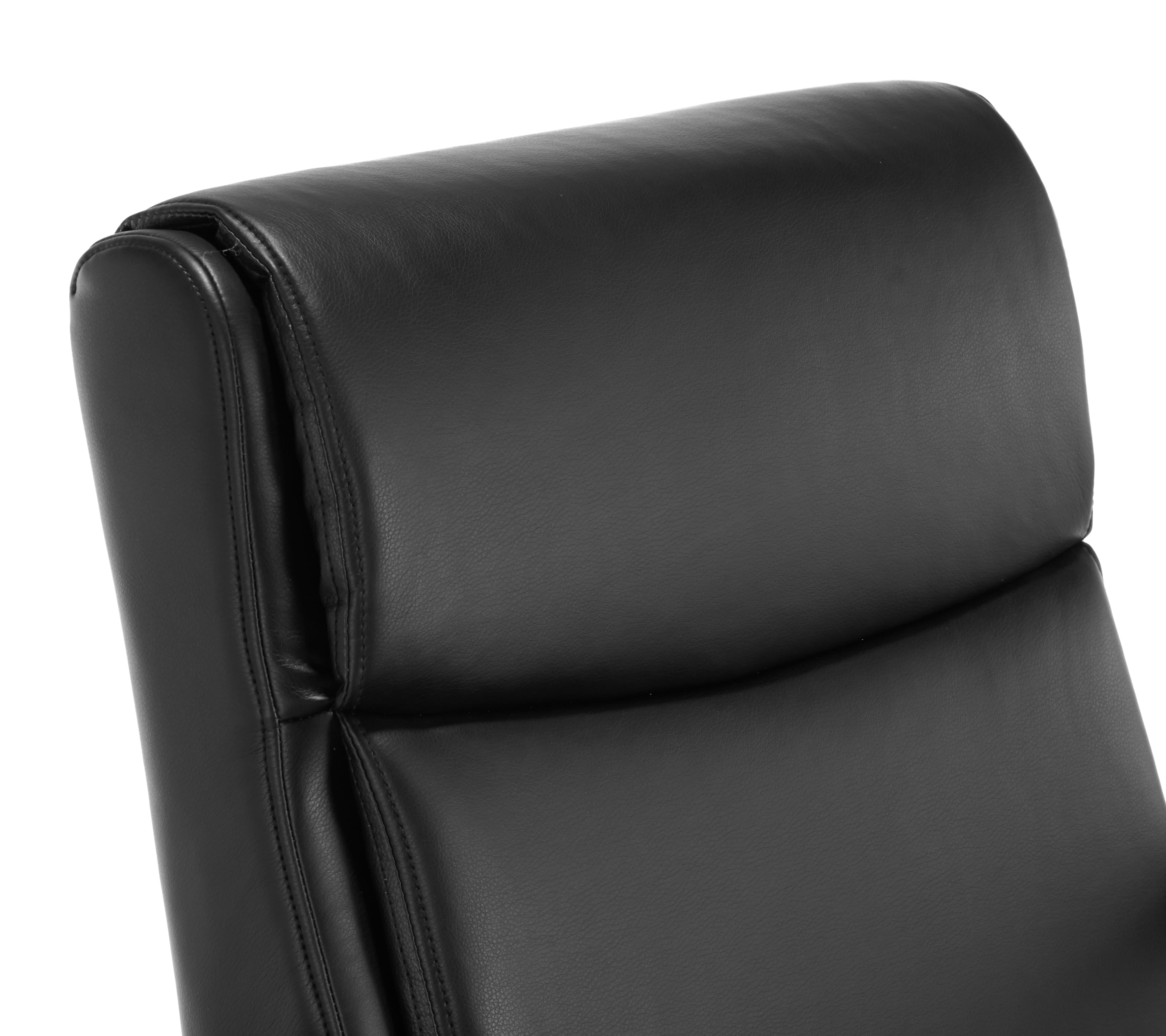 Click365 Transform 2.0 Ergonomic Mid Back Desk Chair Bonded Leather Black