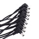 thumbnail image 4 of Cable De Energía Cable de fuente de alimentación para pedal de efectos de guitarra en cadena tipo margarita, cable negro (1 a 3 vías), 4 of 9
