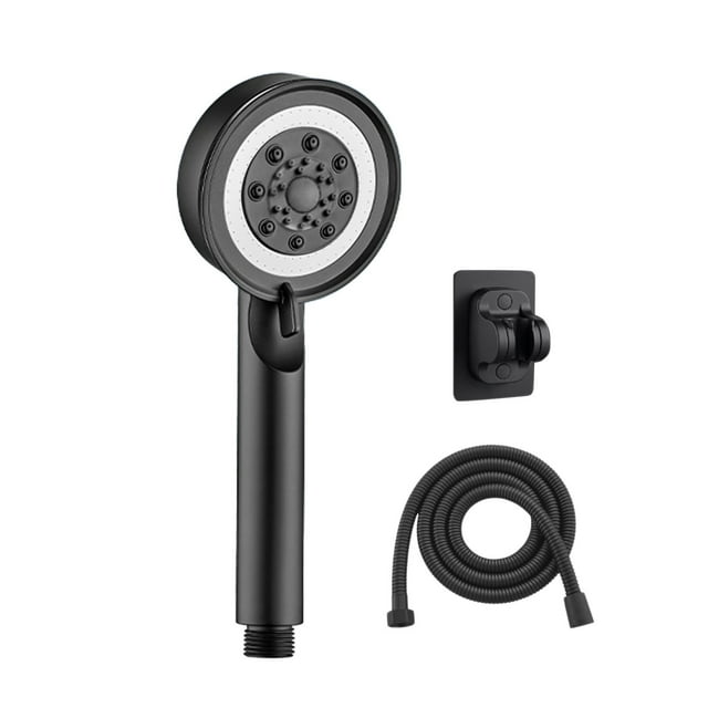 Handheld Shower Heads Shower High-Pressure Hand-Held Shower Head Hard Water High-Pressure Spray Mode Home Gym Premium Hotel Handheld Shower wtih Hose Base Shower Head Filter for Hard Water