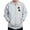 Ash Gray, variant on - El Dia De Los Muertos Skeleton Girl Sudaderas Con - Zip Hoodie, Classic Hooded Sweatshirt with Metal Zipper