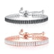 thumbnail image 1 of Pulsera de tenis para mujeres y niñas, regalo de joyería de circonita cúbica de moda, pulsera de cuerda ajustable, 1 of 5