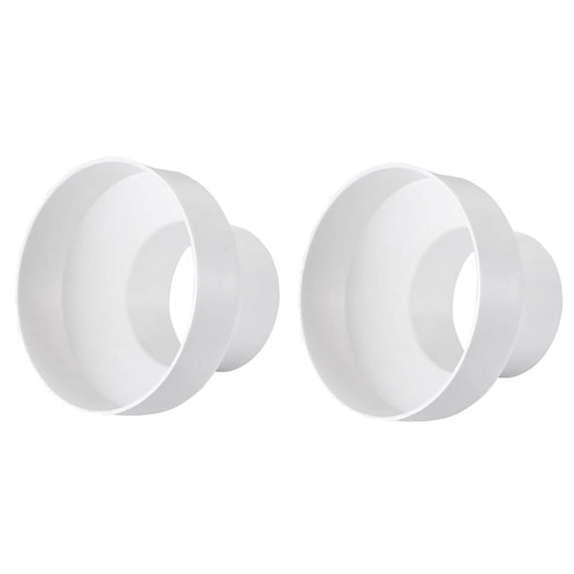 2X Ventilation Pipe Reducer Adapter Pipe Air Duct Adapter Pipe Connector for Inline Ventilation System(200-150mm)