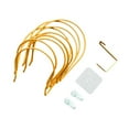 thumbnail image 2 of AMLESO 5x Wall Mounted Hat Holder Pounch Multi Functional Display with Accessories Yellow, 2 of 8