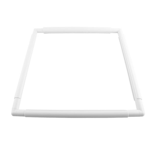 Uadme Marco De Clip De Bordado, Aro De Bordado De Marco Cuadrado, Marco De Plástico De Punto De Cruz Marco De Clip De Plástico Rectangular Cuadrado para Punto De Cruz De Bordado(43.1 * 43.1cm)