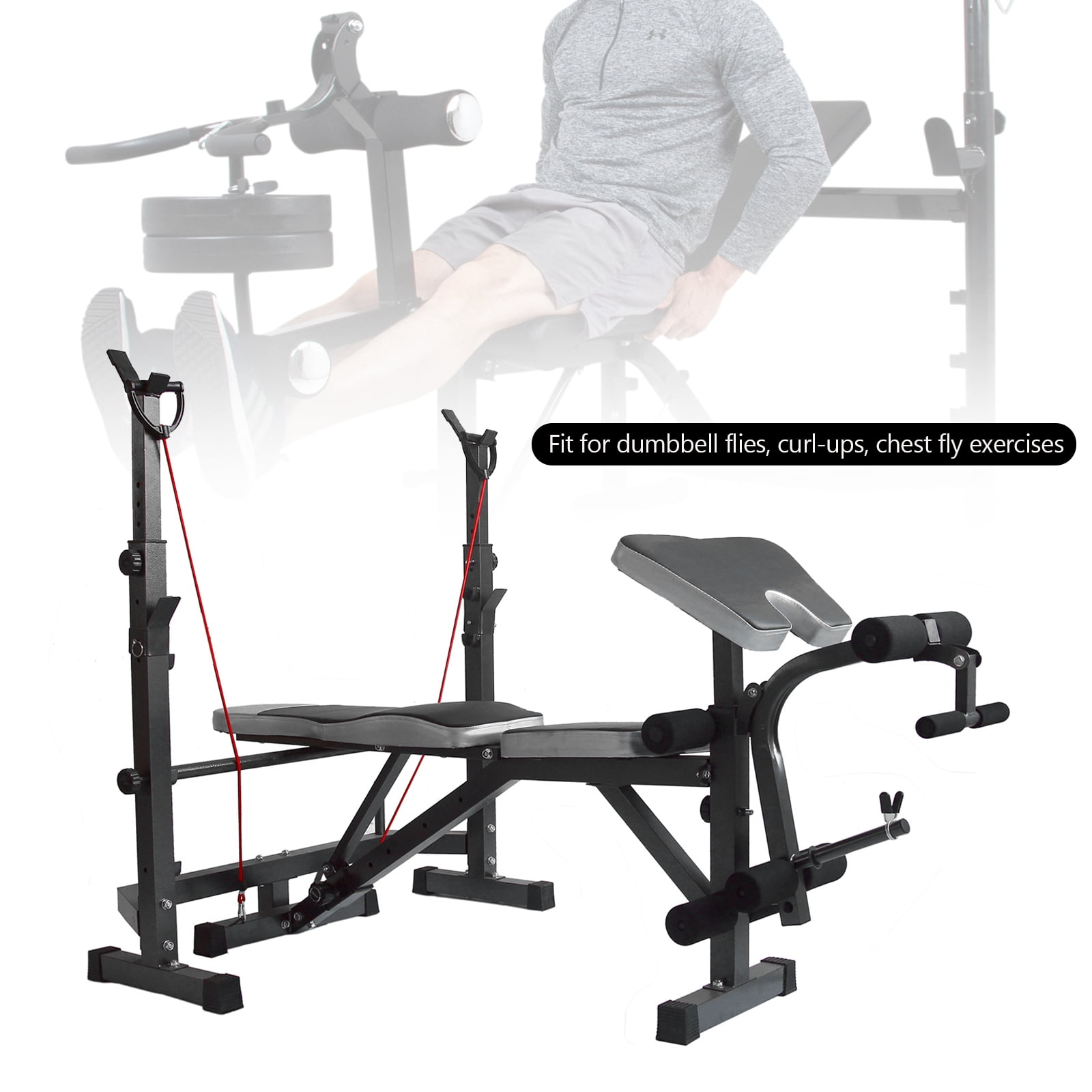 TOPTENG Adjustable Weight Bench Olympic Foldable Liberia Ubuy