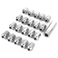 thumbnail image 4 of Tbest 20pcs Écrous de Roue en Acier Inoxydable M12x1.5 Filetage Universel Accessoires Auto, Écrou de Roue M12x1.5, Écrous en Acier Inoxydable, 4 of 8