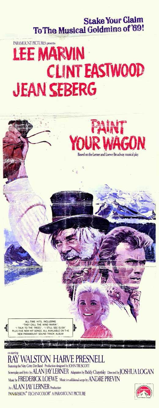 Paint Your Wagon movie POSTER (Insert Style A) (14" x 36") (1969