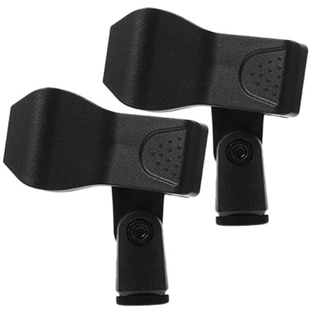 MasteelfCA 2pcs Universal Microphone Clamps Microphone Holder Clips Universal Microphone Clips Universal Clips
