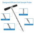 thumbnail image 3 of Ground Locating Tool, Rustproof 17-32-48 Inch Soil Sample Probe  for Lawn Agriculture, 3 of 7
