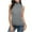 Gray, variant on Ruimatai Womens Sleeveless Turtleneck Tops Plus Size Slim Fit Stretchy Layer Tee Shirts Summer Dressy Tank Tops Casual Blouse