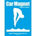 thumbnail image 1 of Magnets in Motion Diver Male Car Magnet White, 1 of 4
