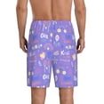 thumbnail image 4 of Lsque Tennis 1 Mens Sleep Pajama Shorts,Short Pajama Pants, Cotton Ultra-Soft Knit-Medium, 4 of 9