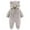 Gray, variant on Babysbule Toddler Baby Cute Fall Jumpsuits Fashion Baby And Winter Cotton Clothes Outing Romper Baby Jumpsuits