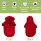 thumbnail image 3 of Suéter con Capucha de Poliéster para Perros Ropa de Invierno para Mascotas con Bolsillo Rojo L, 3 of 7