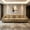Light Coffee, variant on AUU Mid Century Large 4-Seater Chenille Sofa Couch with Flared Arms, Removable Ruffled Pleated Skirt, and Spindle Legs for Living Room