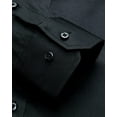 thumbnail image 2 of sogami Long Sleeve Solid Dress Shirt for Men Cotton Business Shirts, 2 of 7