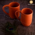 thumbnail image 5 of Swadeshi Blessings HandmadeRoyal Clay Mugs Set of 2 | Tea, Coffee Mugs 400ml, 5 of 7