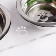 thumbnail image 3 of Acrylic Double Feeder - Clear - S, 3 of 8