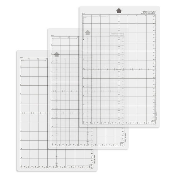 3 Sheets Cutting Mats for Silhouettes Portrait 12x8'' Cutting Mats Adhesive Cut Mats Easy to Use for Medium Materials
