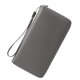 thumbnail image 1 of Laklulu Monedero de mujer, monedero de cuero con cremallera blindado RFID, 1 of 5