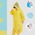 thumbnail image 6 of Aofany Kids Raincoat Hooded Reusable Lightweight Outerwear for Teenagers All Weather School Walking Rain Gear, 6-11 Years, 6 of 6