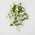 thumbnail image 6 of Nearly Natural UV-Resistant Artificial Bougainvillea Outdoor Hanging Plant - 28" - White - Set of 2, 6 of 9