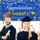 thumbnail image 1 of Gran clase de 2022 decoraciones de pancarta de graduados pancarta de felicitaciones 2022 decoraciones de fondo de fotografía de fiesta de graduación Wmkox8yii HKAHFKAH1272, 1 of 6