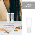 thumbnail image 3 of TEHAUX 20Pcs Clear Plastic Coin Storage Tubes with Foam Interior Secure Screw on Lids, 3 of 8