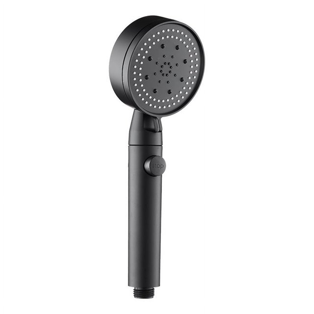 Shower Head and Hose, Hand-held High-pressure Water-saving Shower, Shower Head With 5 Spray Modes Adjustable, Universal Filter Shower Head, With Additional Replaceable Filter Element (black)_Special …