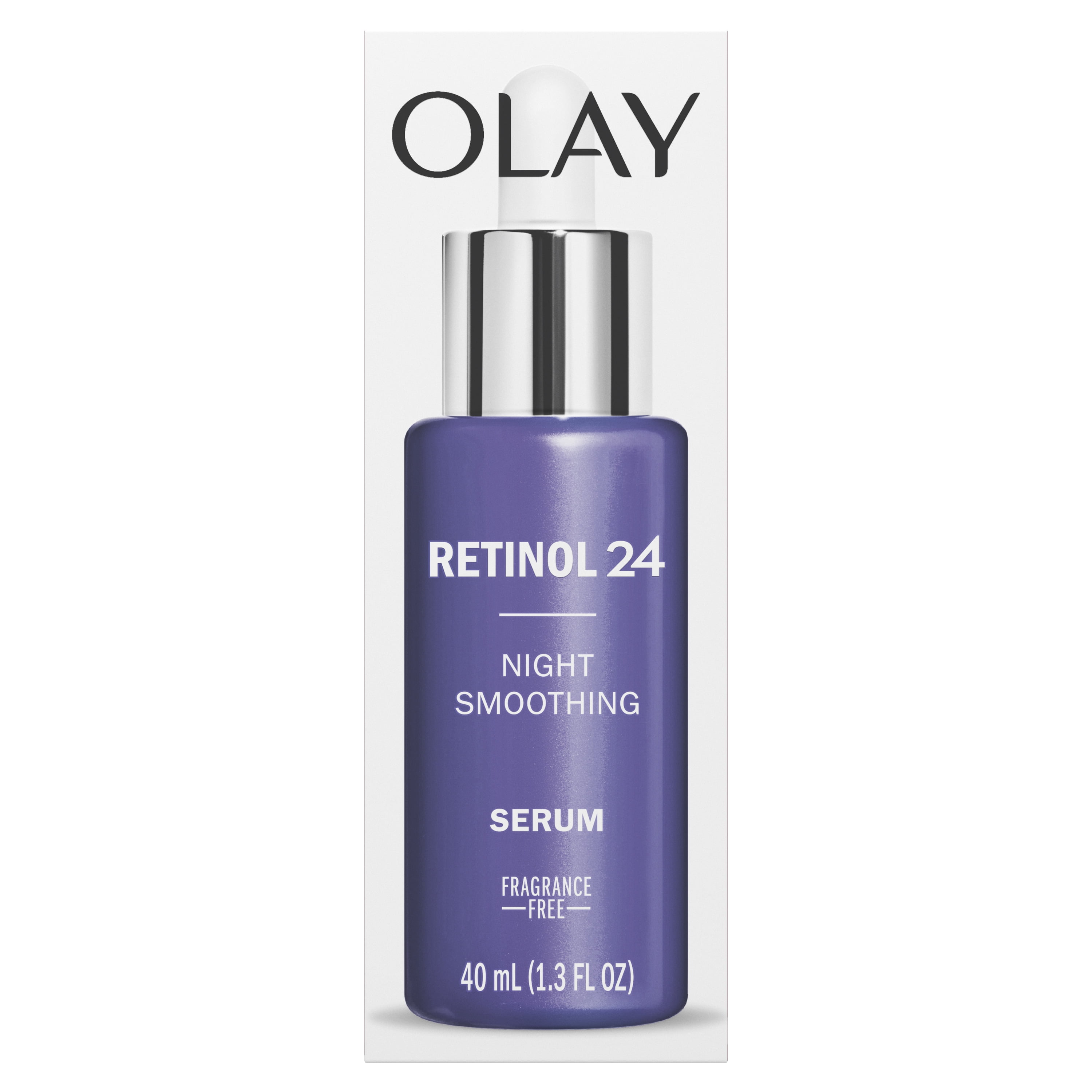 Olay Regenerist Retinol 24 Night Facial Serum, Reduces Fines Lines & Wrinkles, Normal Skin, 1.3 oz