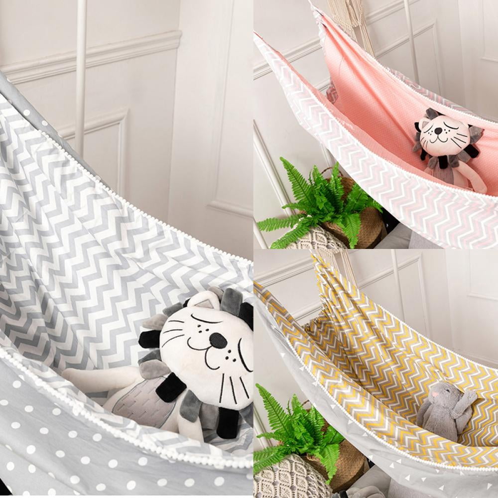 Pretty Comy Swing Pod Bed for Kids  Canvas Fabric Hammock Chair