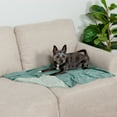 thumbnail image 5 of FurHaven Pet Products Waterproof Velvet Throw Blanket - Celadon Green, Small, 5 of 12