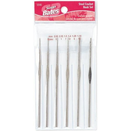 UPC: 0077216121850 | Susan Bates® Steel Crochet Hook Set