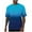 Blue, variant on Jgppe Men's Gradient Color Print T Shirts Summer Fashion Short Sleeve Tshirts Lightweight Crewneck Casual Tees