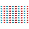 thumbnail image 1 of 100Pcs 3D Cardboard Glasses Universal Anaglyph Glasses Eyewear for Movie Video, 1 of 3