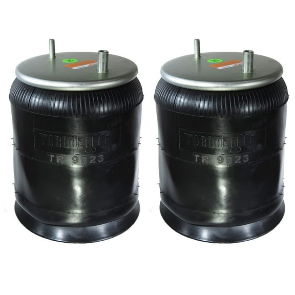 2 pack of TORQUE Trailer Air Spring Bag (Replaces Firestone 9923, W01-358-9923, Goodyear 1R12-481, SAF Holland 905-57-118) (2 x TR9923)