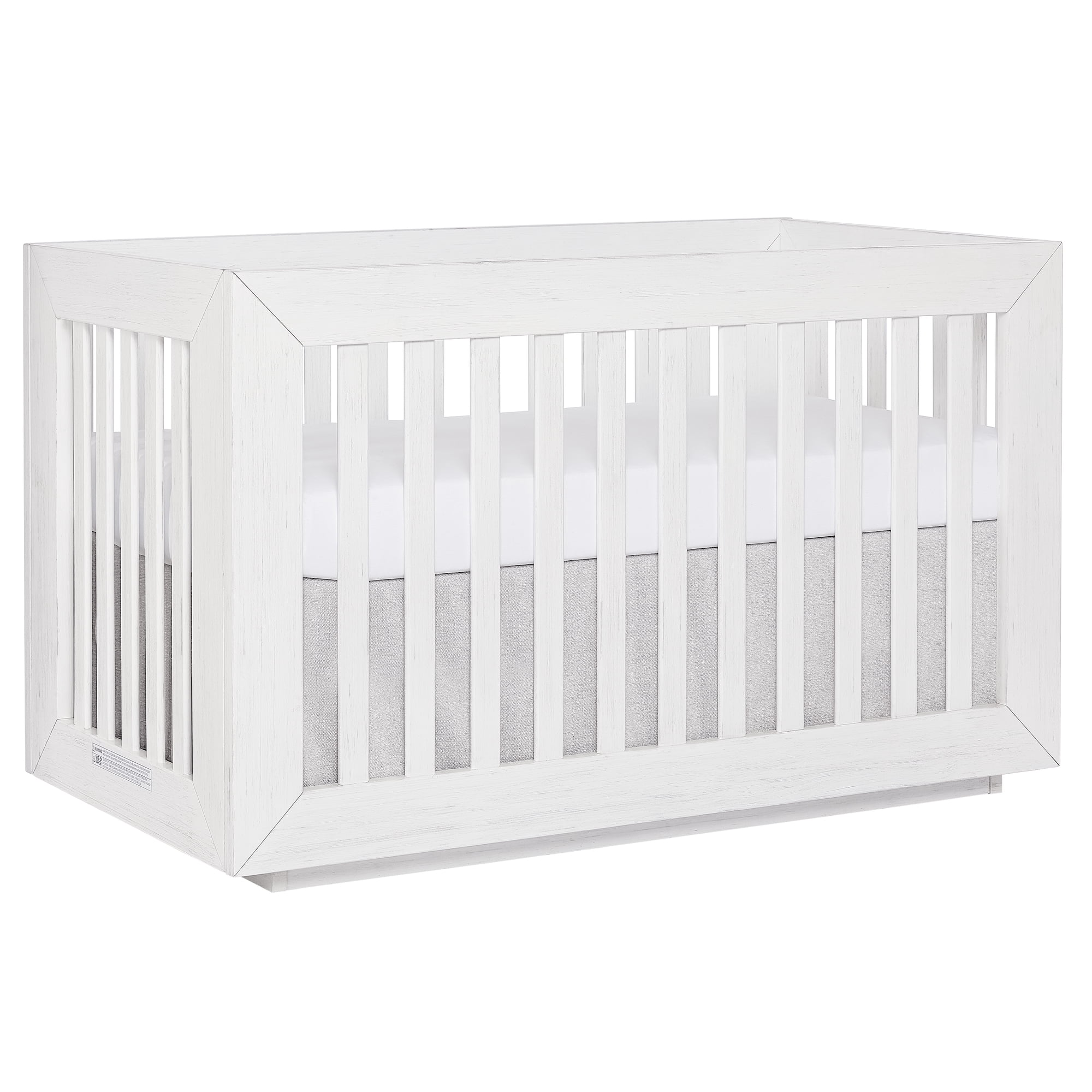Evolur Maddox Modern Crib, Weathered White