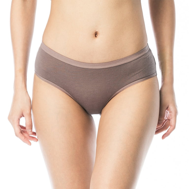 Shero StayFresh Cross Hipster Panties, Bacteria Resistant Panties for Women  with Sensitive Skin, Taupe MD 