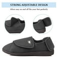 thumbnail image 5 of EUROPEAN SOFTEST Women's 80D High Density Memory Foam Diabetic Slippers with Adjustable Closures, 5 of 6