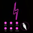 thumbnail image 4 of Luz De Noche Led Con Forma De Relámpago, Letrero De Neón Con Pilas Usb Decorativo Para Fiesta En Casa, Sala De Estar, Regalo Para Niños seitruly HA025014-01, 4 of 6