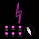 thumbnail image 4 of Luz De Noche Led Con Forma De Relámpago, Letrero De Neón Con Pilas Usb Decorativo Para Fiesta En Casa, Sala De Estar, Regalo Para Niños seitruly HA025014-01, 4 of 6