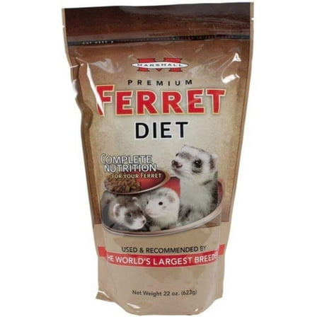 Marshall Pet Products Premium Ferret Diet Dry Food 1ea/22 oz