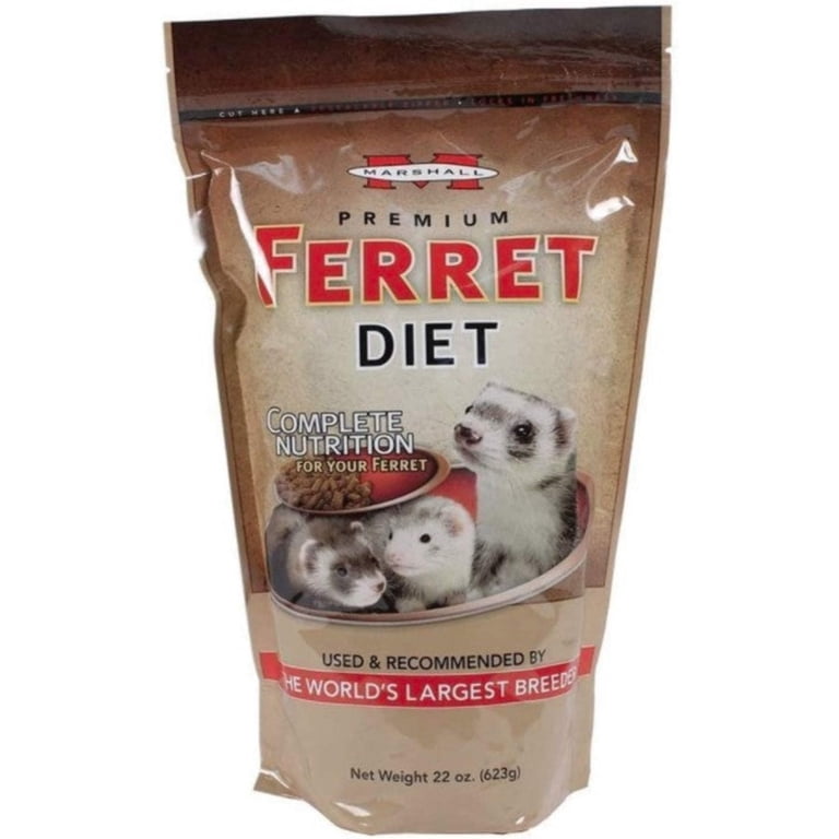 Marshall Premium Ferret Diet, High-Protein Dry Food photo 1